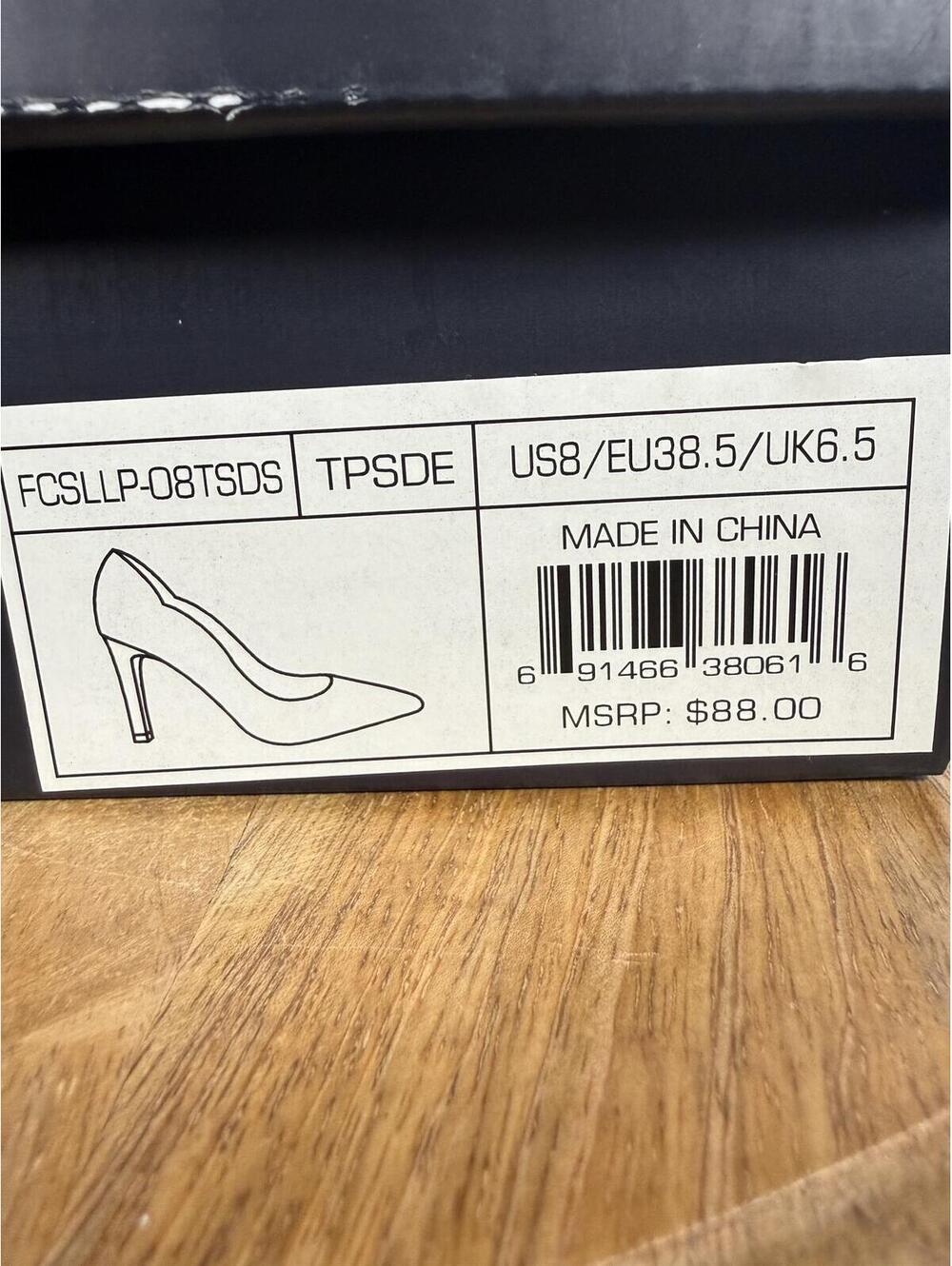 French Connection Suede Pointed Toe Heels Brown Stiletto Pumps US 8 NWB - Picture 11 of 11